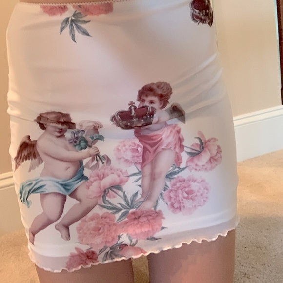 y2k angel mesh skirt set - Picture 3 of 8